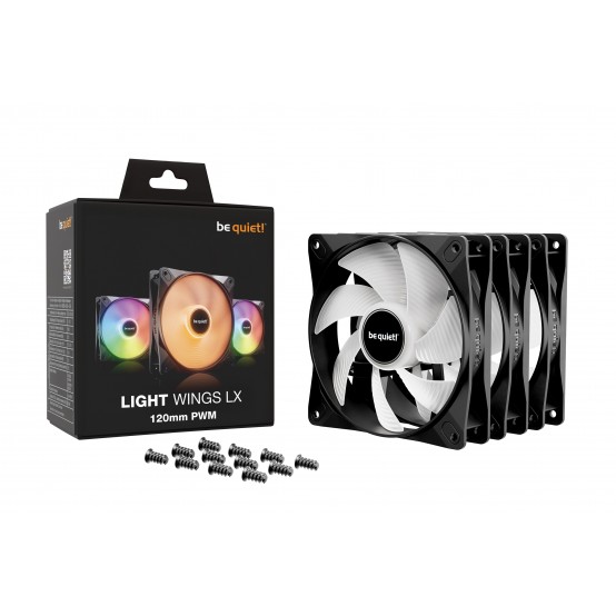 Ventilator be quiet! Light Wings LX 120mm PWM 3-Pack BL121