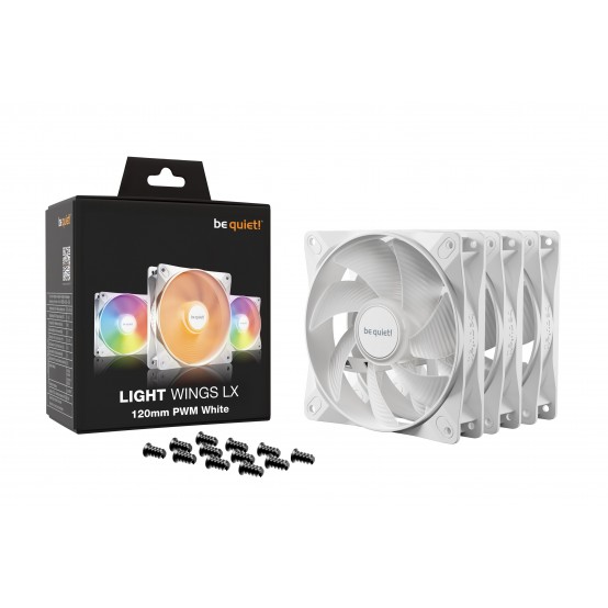 Ventilator be quiet! Light Wings LX 120mm PWM 3-Pack W BL122