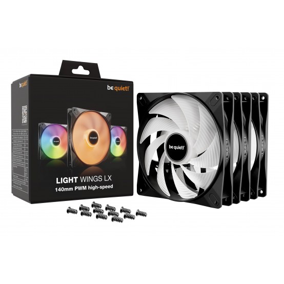 Ventilator be quiet! Light Wings LX 140mm PWM HS 3-Pack BL130