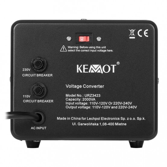 AVR Kemot Convertor tensiune 1600W 2000VA URZ3423