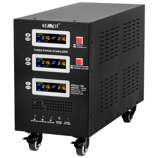AVR Kemot Stabilizator tensiune servomotor trifazat 10KVA PROAVR-10K URZ3437