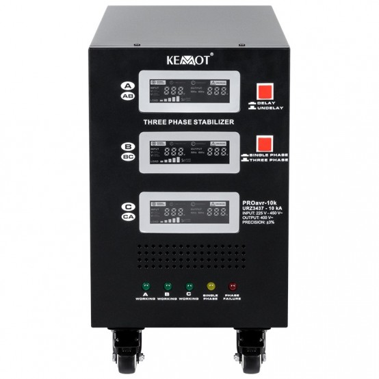 AVR Kemot Stabilizator tensiune servomotor trifazat 10KVA PROAVR-10K URZ3437