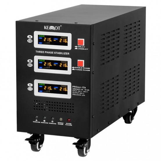 AVR Kemot Stabilizator tensiune servomotor trifazat 15KVA PROAVR-15K URZ3437-15
