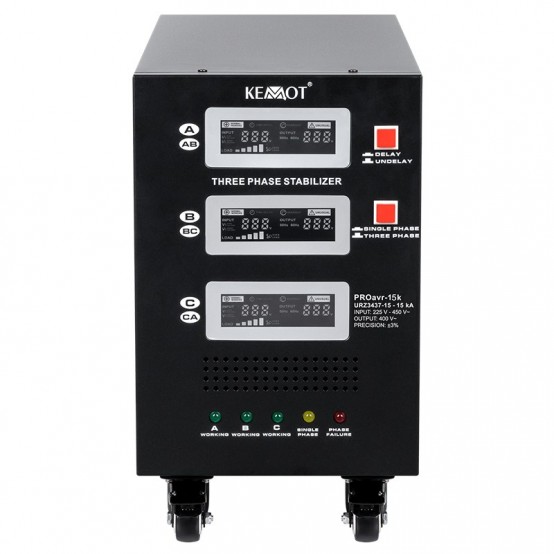 AVR Kemot Stabilizator tensiune servomotor trifazat 15KVA PROAVR-15K URZ3437-15