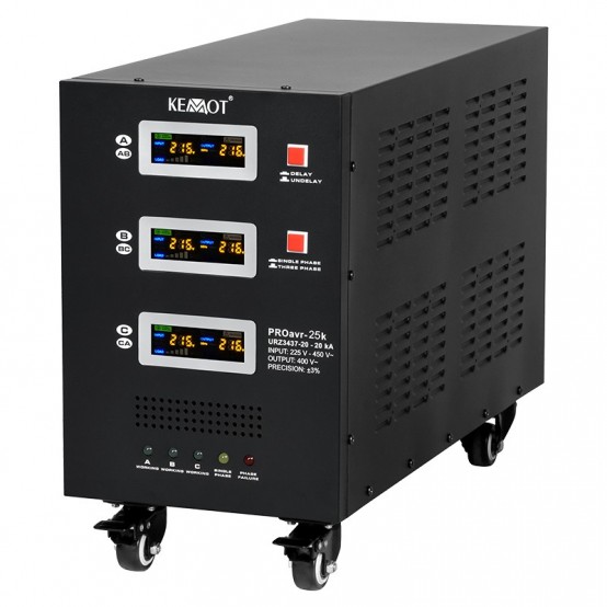 AVR Kemot Stabilizator tensiune servomotor trifazat 25KVA PROAVR-25K URZ3437-25