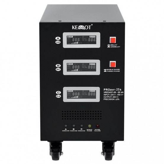 AVR Kemot Stabilizator tensiune servomotor trifazat 25KVA PROAVR-25K URZ3437-25
