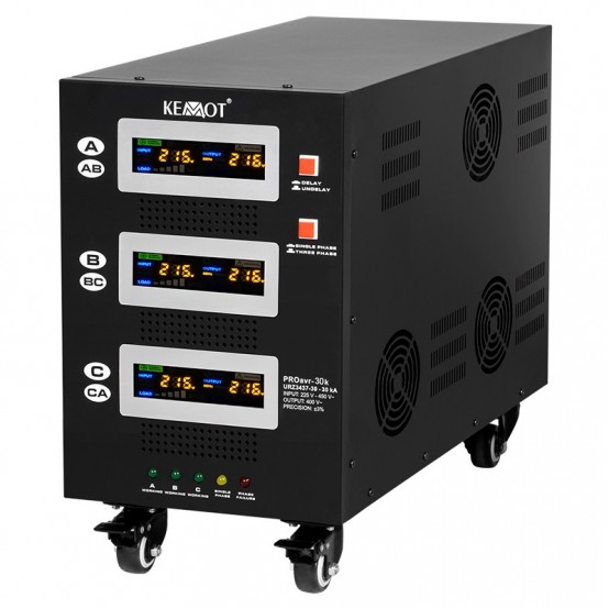 AVR Kemot Stabilizator tensiune servomotor trifazat 30KVA PROAVR-30K URZ3437-30
