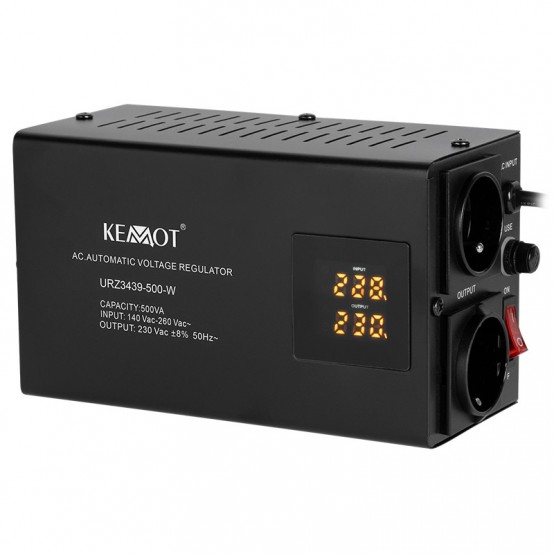 AVR Kemot Stabilizator tensiune automat 500VA perete URZ3439-500-W