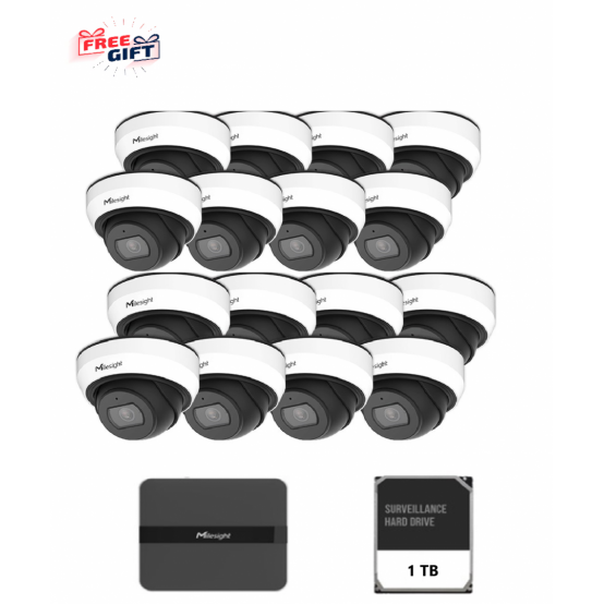 Camera de supraveghere Milesight  KIT16MINIDOME2MP