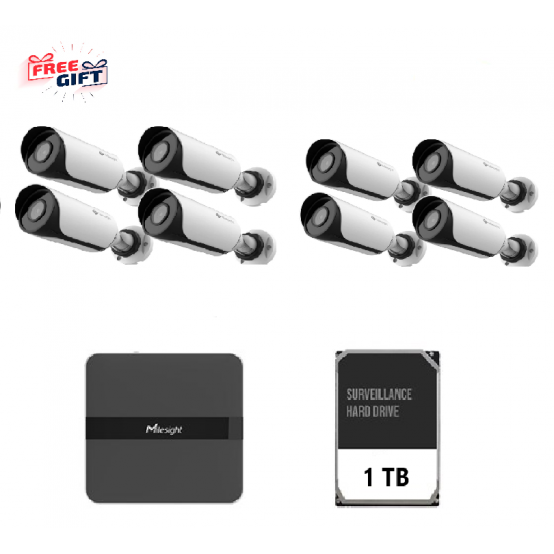 Camera de supraveghere Milesight  KIT8BULLET2MP