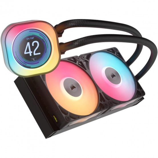Cooler Corsair iCUE LINK TITAN 240 RX LCD Liquid CPU Cooler CW-9061022-WW