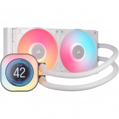 Cooler Corsair iCUE LINK TITAN 240 RX LCD Liquid CPU Cooler - White CW-9061025-WW