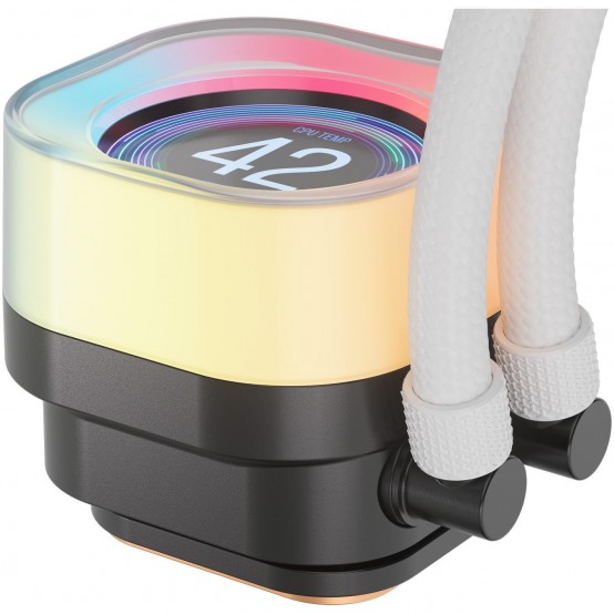 Cooler Corsair iCUE LINK TITAN 360 RX LCD Liquid CPU Cooler - White CW-9061026-WW