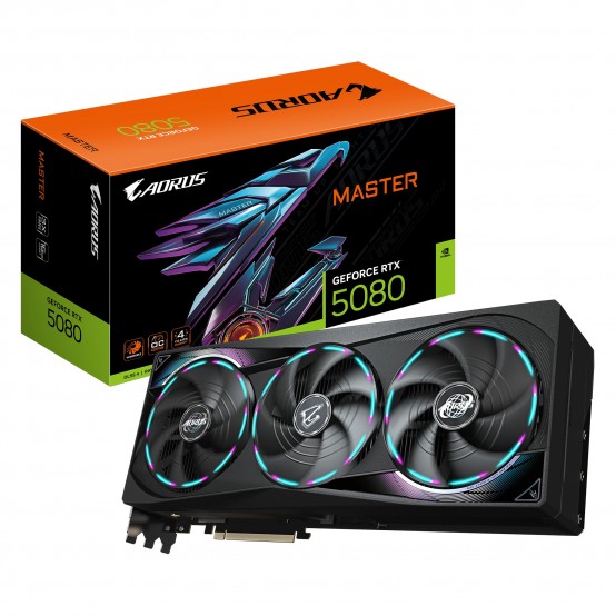 Placa video GigaByte AORUS GeForce RTX 5080 MASTER 16G GV-N5080AORUS M-16GD