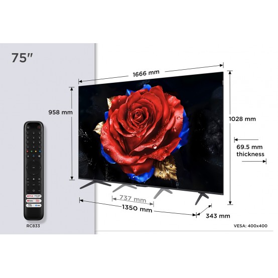 Televizor TCL 75T8C