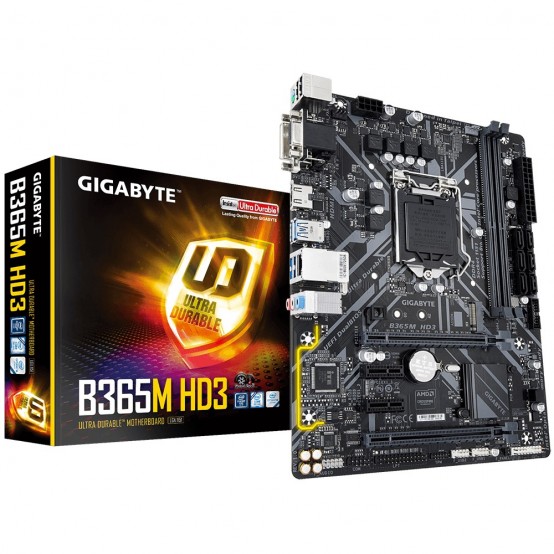 Placa de baza GigaByte B365M HD3 refurbished