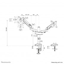 Suport Neomounts  DS70-750BL2