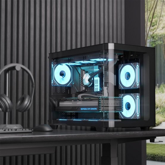 Carcasa Aerocool  P300C-G-BK-V1