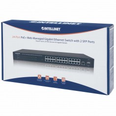 Switch Intellinet 24-Port Gigabit Ethernet PoE+ 560559