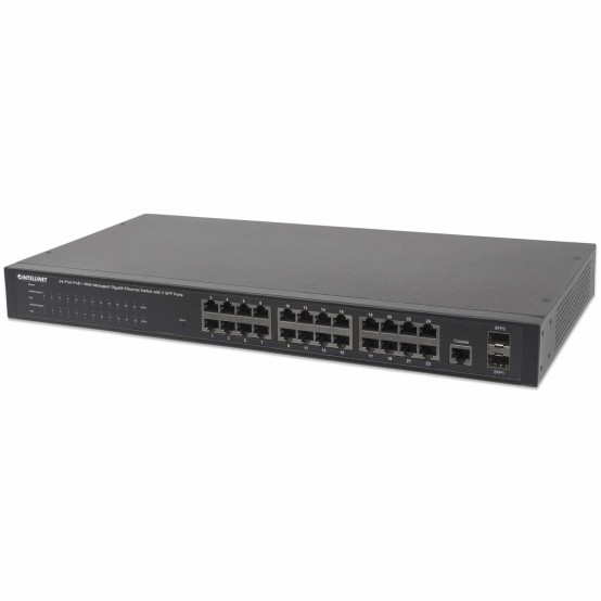 Switch Intellinet 24-Port Gigabit Ethernet PoE+ 560559