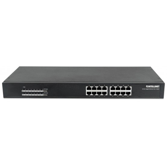 Switch Intellinet 16-Port Gigabit Ethernet PoE+ Switch 560993