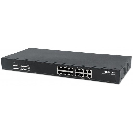 Switch Intellinet 16-Port Gigabit Ethernet PoE+ Switch 560993
