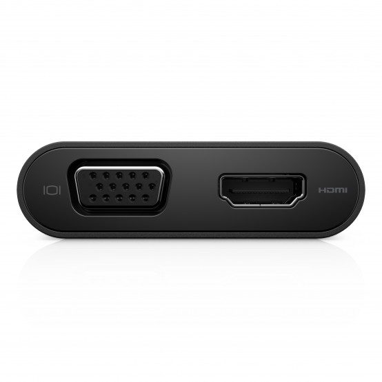 Adaptor Dell USB-C to HDMI/VGA/Ethernet/USB 3.0 470-ABRY