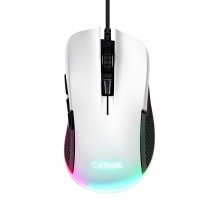 Mouse Trust GXT 922W Ybar Illuminated Gaming mouse - White 24485