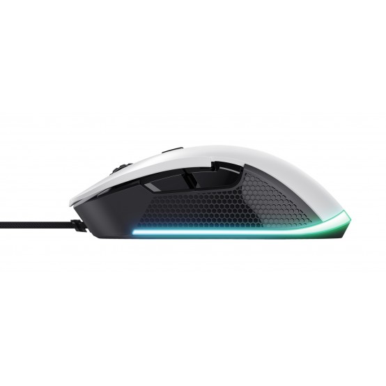 Mouse Trust GXT 922W Ybar Illuminated Gaming mouse - White 24485