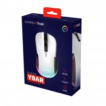 Mouse Trust GXT 922W Ybar Illuminated Gaming mouse - White 24485