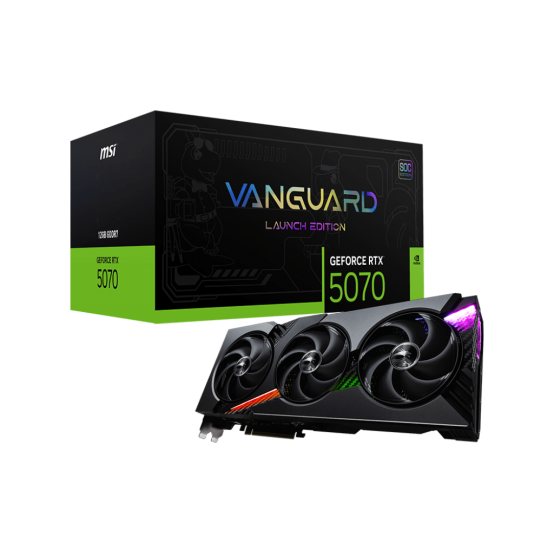 Placa video MSI GeForce RTX 5070 12G VANGUARD SOC LAUNCH EDITION