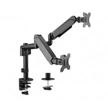 Suport Gembird Adjustable desk 2-display mounting arm, 17”-32”, up to 9 kg MA-DA2P-01
