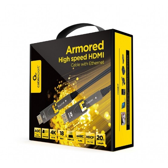 Cablu Gembird  CCAP-HDMIDD-AOC-20M