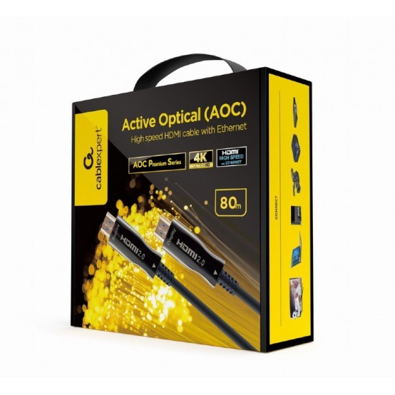Cablu Gembird  CCBP-HDMI-AOC-80M-02