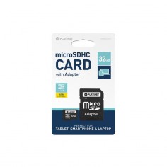 Card memorie Platinet MICRO SD CARD CU ADAPTOR 32GB CLASA 10 PLATINET PLYMSD32GPL10 2