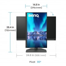 Monitor BenQ SW242Q 9H.LLVLA.TBE