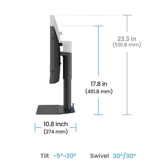 Monitor BenQ SW242Q 9H.LLVLA.TBE