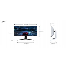 Monitor TCL  34R83Q 2