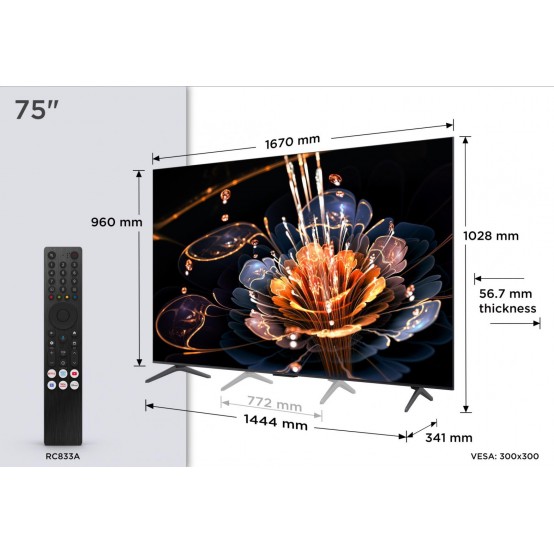Televizor TCL  75C61KS