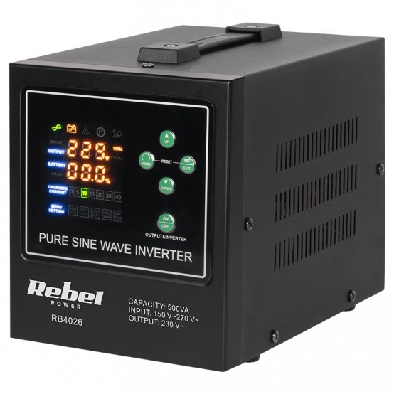 UPS Rebel Centrale termice sinus pur 500VA 300W 12V RB-4026