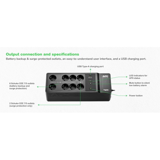UPS APC  BE500G2-GR