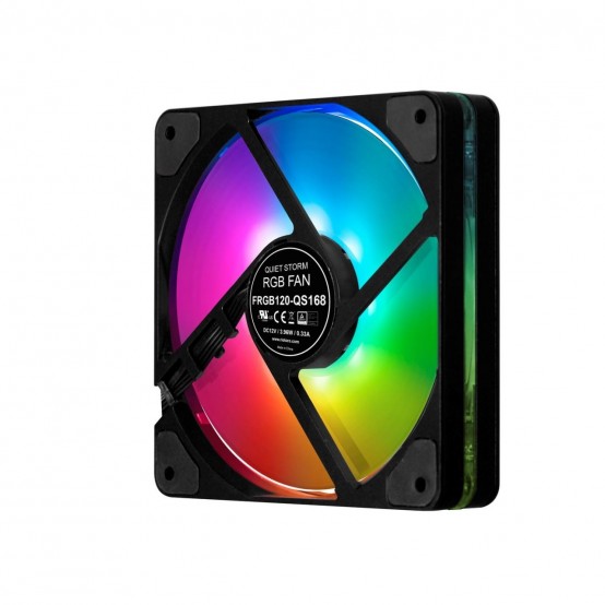 Ventilator Riotoro Quiet Storm RGB 120mm RGB FRGB-QS120
