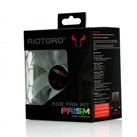 Ventilator Riotoro Prism 120mm RGB FRGB256-168X