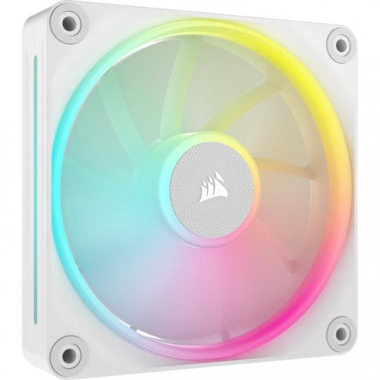 Ventilator Corsair iCUE LINK LX120 RGB 120mm PWM Single Fan Expansion - White CO-9051029-WW