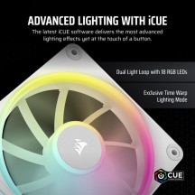 Ventilator Corsair iCUE LINK LX120 RGB 120mm PWM Single Fan Expansion - White CO-9051029-WW