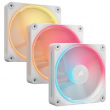 Ventilator Corsair iCUE LINK LX120-R RGB 120mm PWM Reverse Fans Starter Kit - White CO-9051054-WW