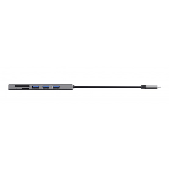Hub Trust Halyx Fast USB-C Hub & Card reader 24191