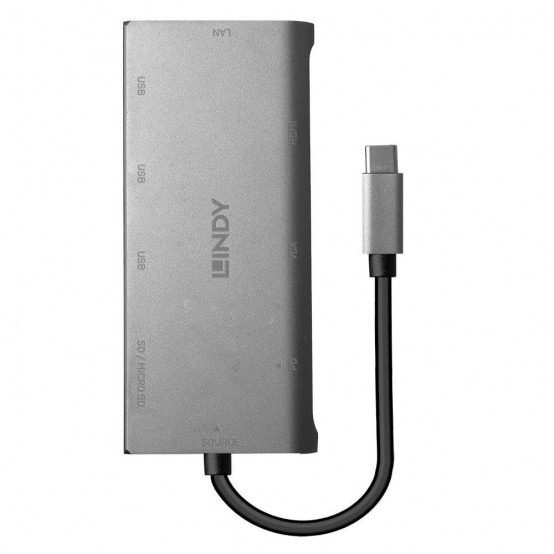 Docking Station Lindy Dock Laptop USB 3.1 Type C LY-43278