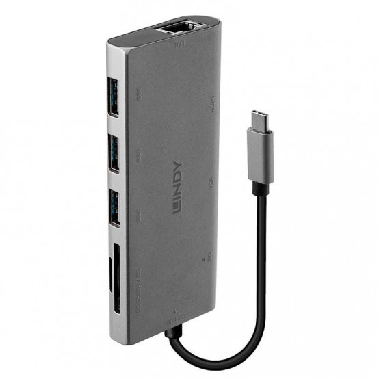 Docking Station Lindy Dock Laptop USB 3.1 Type C LY-43278