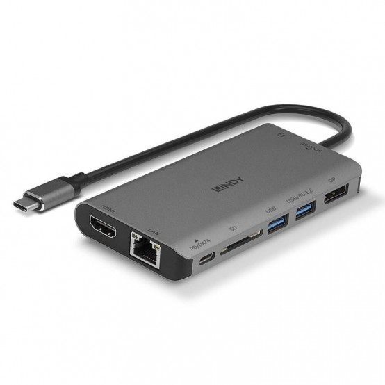 Docking Station Lindy USB 3.2 Type C Laptop Mini Dock LY-43323